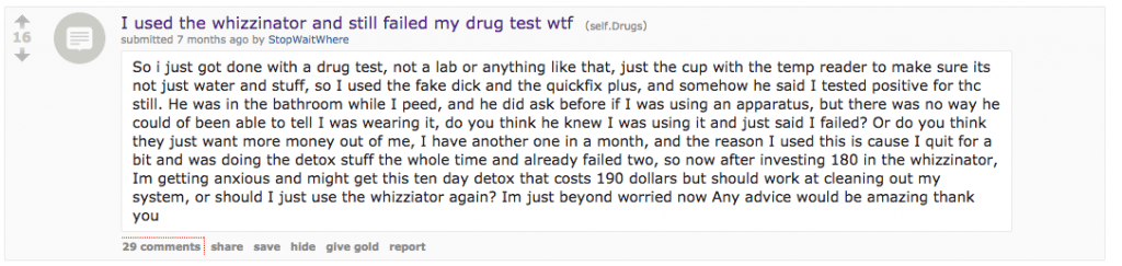 Reddit testimonial