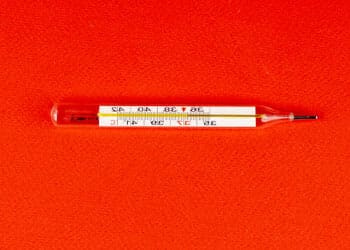 A thermometer