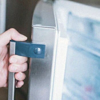 Opening a refrigerator 